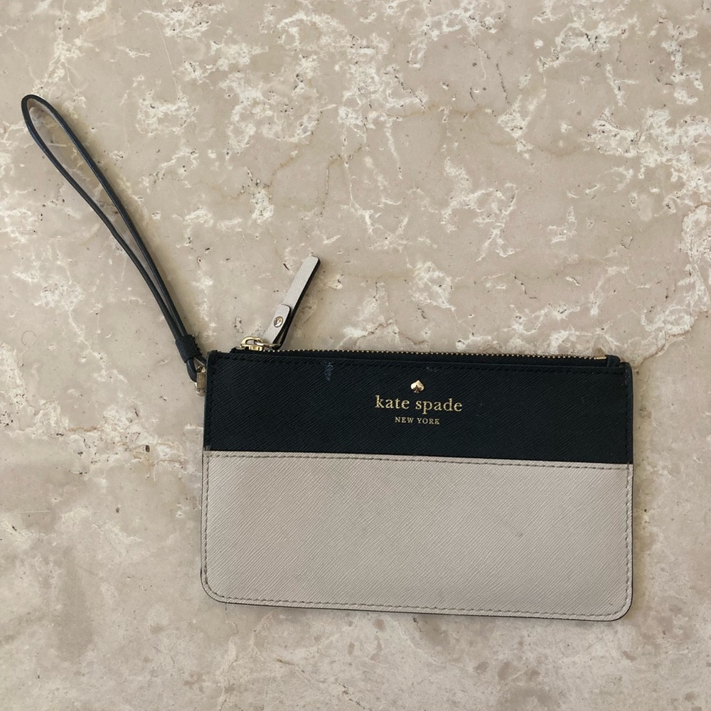 Kate Spade black and cream wallet